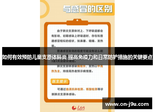 如何有效预防儿童支原体肺炎 提高免疫力和日常防护措施的关键要点